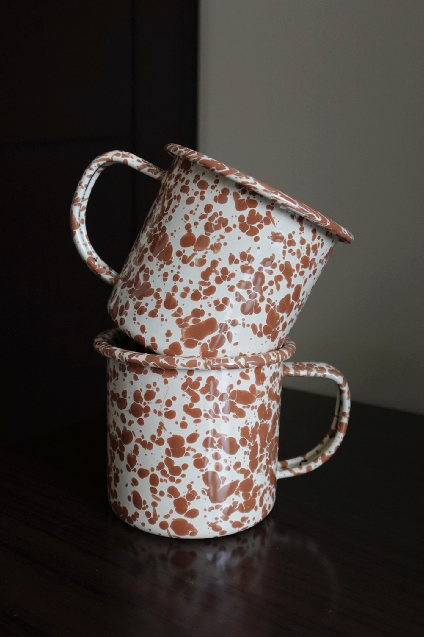 Crow Canyon Home Splatter Mug - Brown