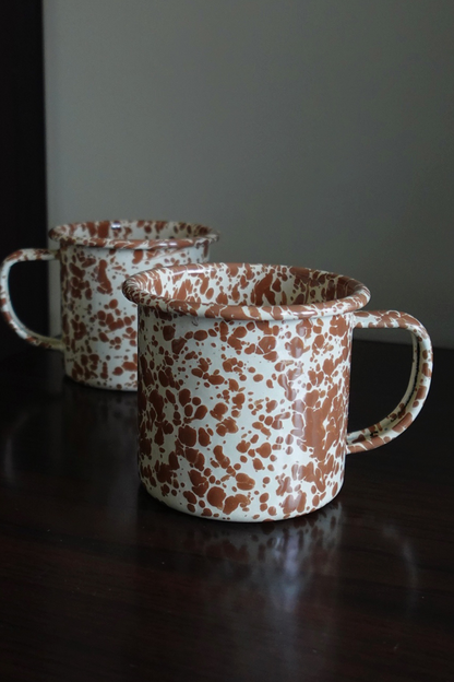 Crow Canyon Home Splatter Mug - Brown