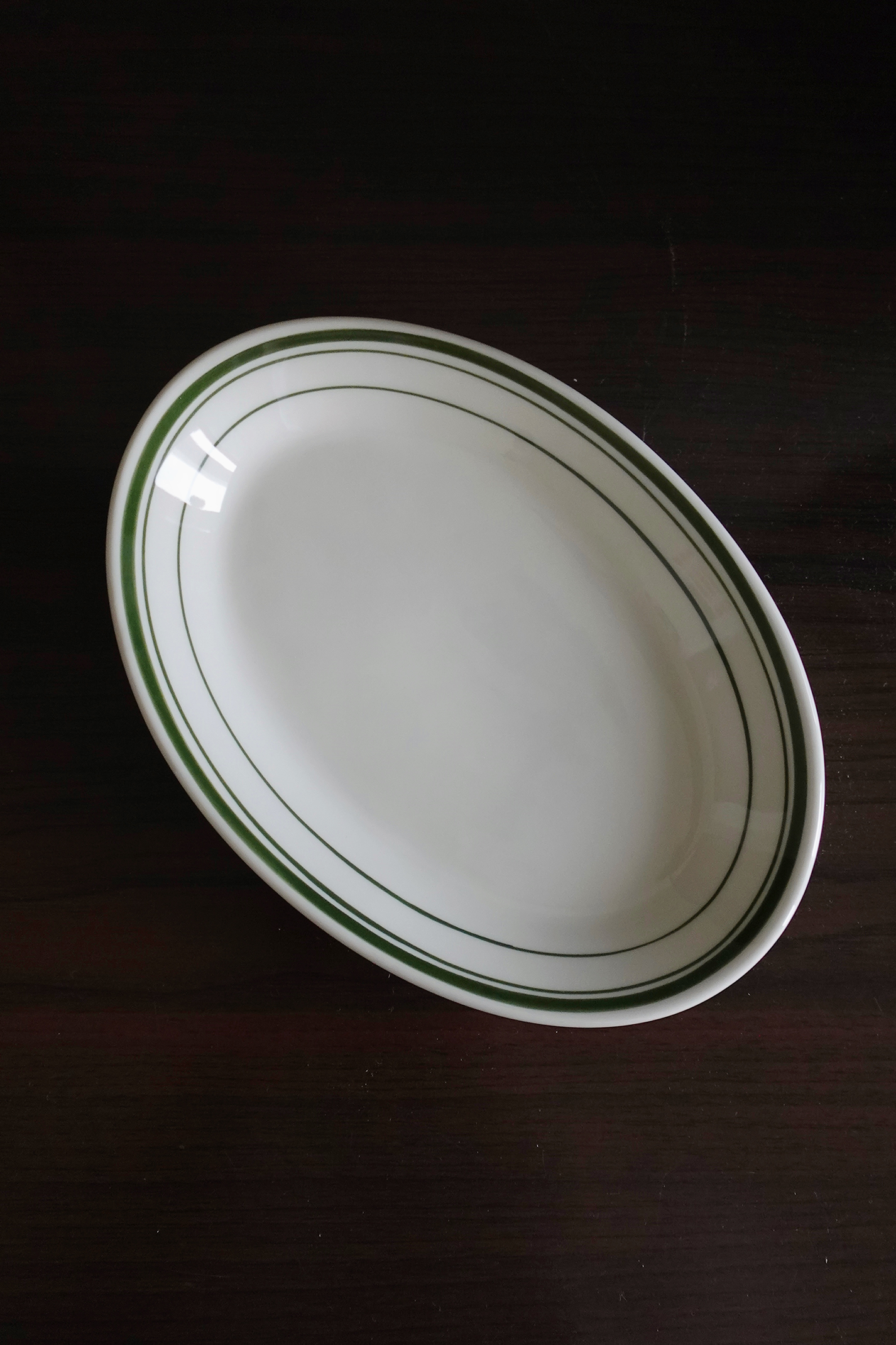 Tuxton Green Bay Oval Platter