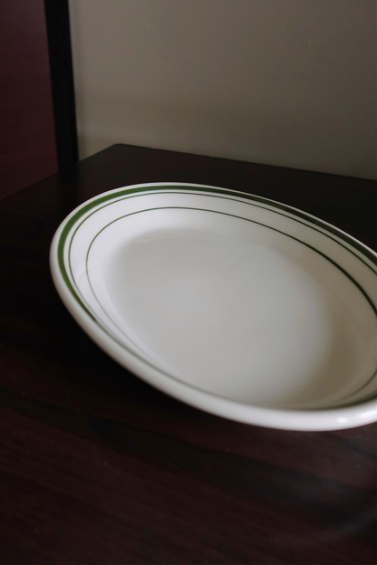 Tuxton Green Bay Oval Platter